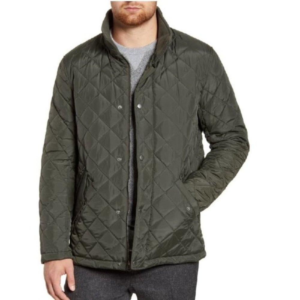 COLE HAAN Diamond Quilted Jacket